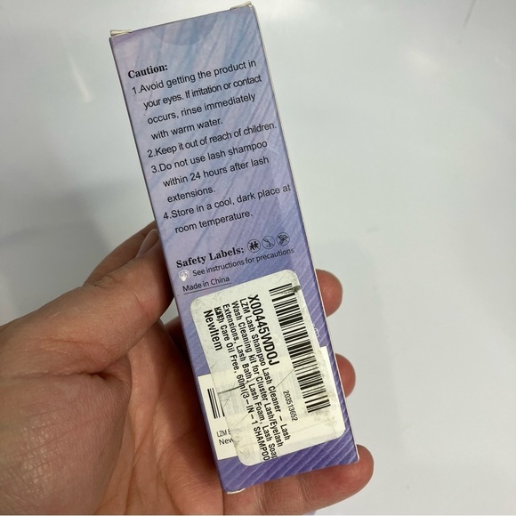 LZM Lash Shampoo 2 box bundle 2.1 fl oz each bottle - Picture 3 of 4